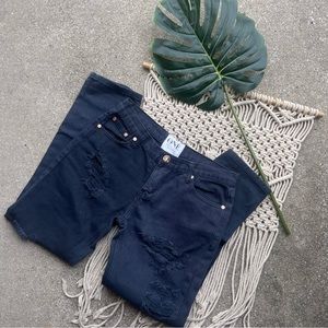One by One Teaspoon Distressed Jeans Awesome Baggies Size 26